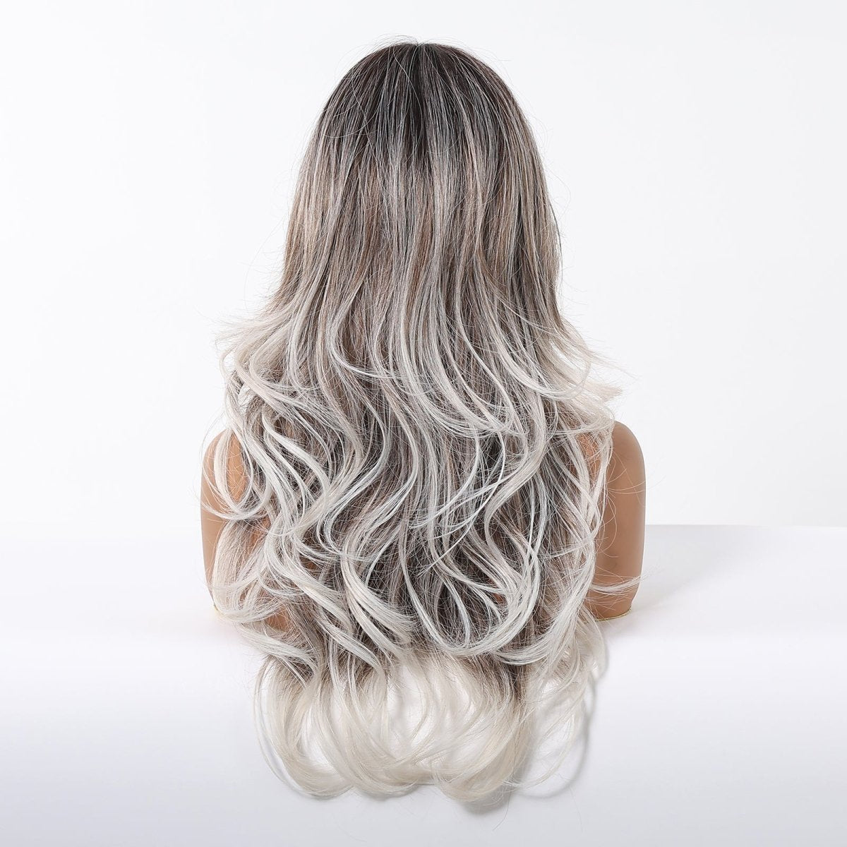 Ash Brown to Platinum Blonde Wig - MARKETPLACE - Milk &amp; Honey Wigs