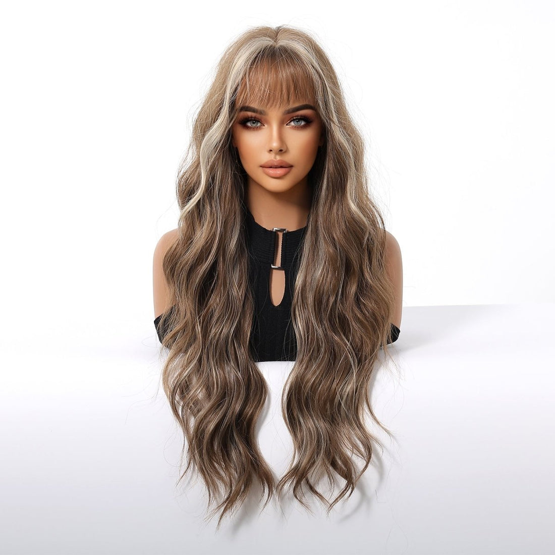 Ash Brown Wavy Wig - MARKETPLACE - Milk &amp; Honey Wigs
