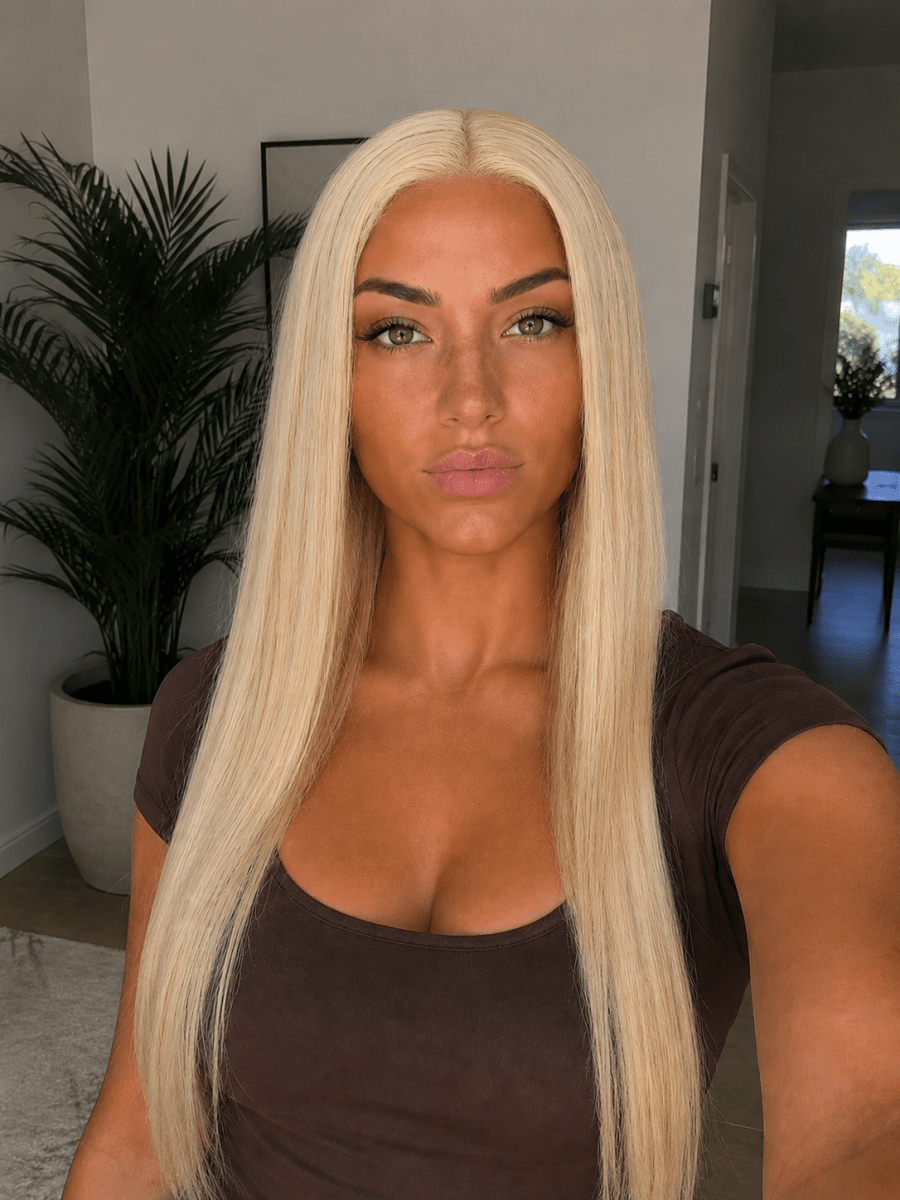 ASHANTI - Blonde - Human Hair Wig - Milk &amp; Honey Wigs