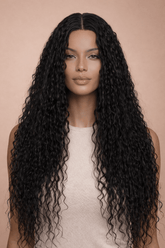 ATHENA - Black - Lace Front Wig - Milk & Honey Wigs