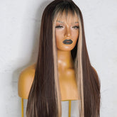 AVERY MOCHA Fringe Wig - Milk & Honey Wigs
