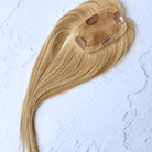BARBIE BLONDE 14'' Remy Human Hair Topper 3 x 5 Silk Base - Milk & Honey Wigs