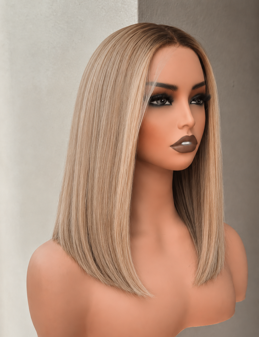 ARIA 14 INCH - Caramel Blonde - Human Hair Wig