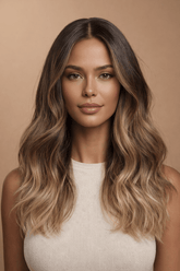 BETH - Ombre Brown - Human Hair Wig | Brown, 12 Inch & Shorter, 13x6 Lace Front, Human Hair | Milk & Honey Wigs