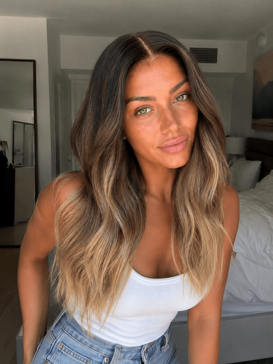 BETH - Ombre Brown - Human Hair Wig - Milk &amp; Honey Wigs