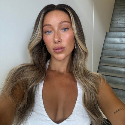 BIA ombre brown human hair lace front wig | Milk &amp; Honey Wigs