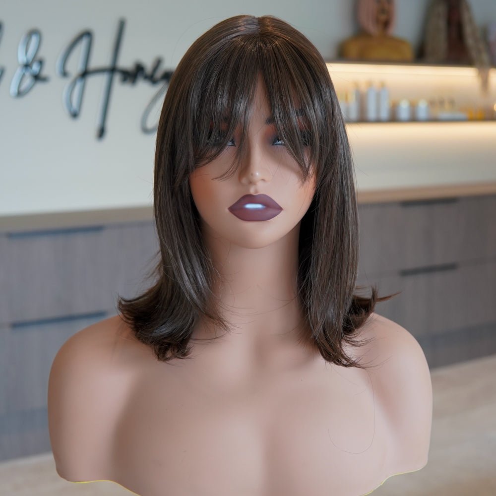 BIANCA Silk Mono Top Lace Front Wig - Milk &amp; Honey Wigs