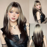Black and Platinum Blonde Split Wig - MARKETPLACE - Milk & Honey Wigs