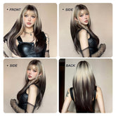 Black and Platinum Blonde Split Wig - MARKETPLACE - Milk & Honey Wigs