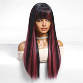 Black Highlight Pink Wig - MARKETPLACE - Milk & Honey Wigs