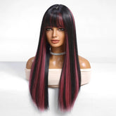 Black Highlight Pink Wig - MARKETPLACE - Milk & Honey Wigs