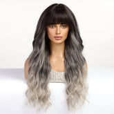 Black to Silver Ombre Wig - MARKETPLACE - Milk & Honey Wigs