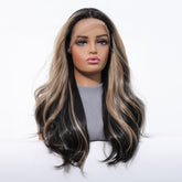 Blonde & Black 13x6 Lace Front Wig - MARKETPLACE - Milk & Honey Wigs