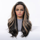 Blonde & Black 13x6 Lace Front Wig - MARKETPLACE - Milk & Honey Wigs