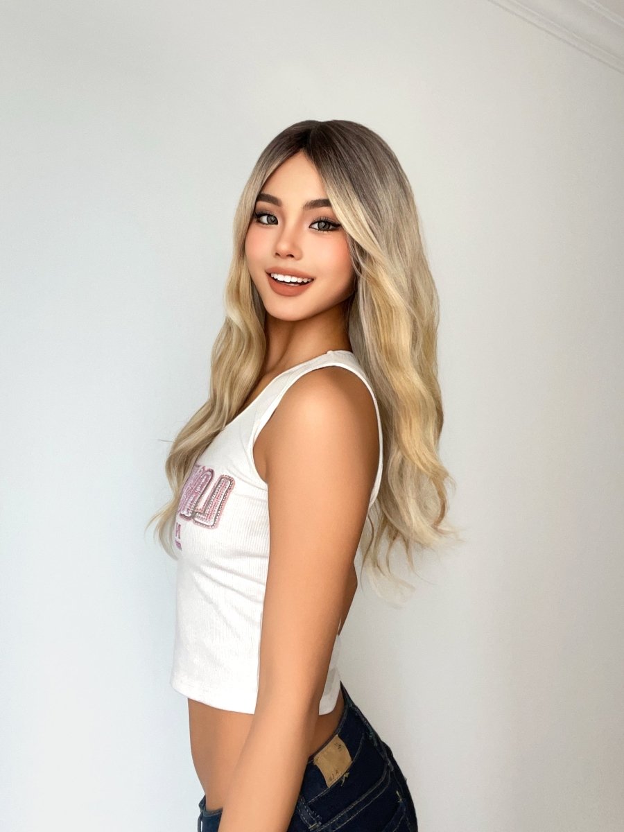 Blonde Ombre Wavy Wig - MARKETPLACE - Milk &amp; Honey Wigs
