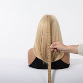 Blonde Straight with Full Fringe Wig - MARKETPLACE - Milk & Honey Wigs