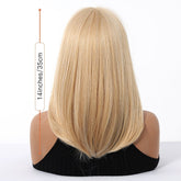 Blonde Straight with Full Fringe Wig - MARKETPLACE - Milk & Honey Wigs