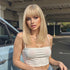 Blonde Straight with Full Fringe Wig - MARKETPLACE - Milk & Honey Wigs