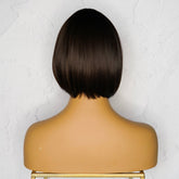 BLUNT DARK BROWN Fringe Wig - Milk & Honey Wigs