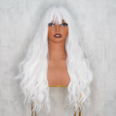 BONNIE White Fringe Wig - Milk & Honey Wigs