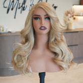 BOWIE Warm Blonde Lace Front Wig - Milk & Honey Wigs