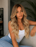 BRITNEY - Mixed Blonde Ombre - Human Hair Wig - Milk & Honey Wigs