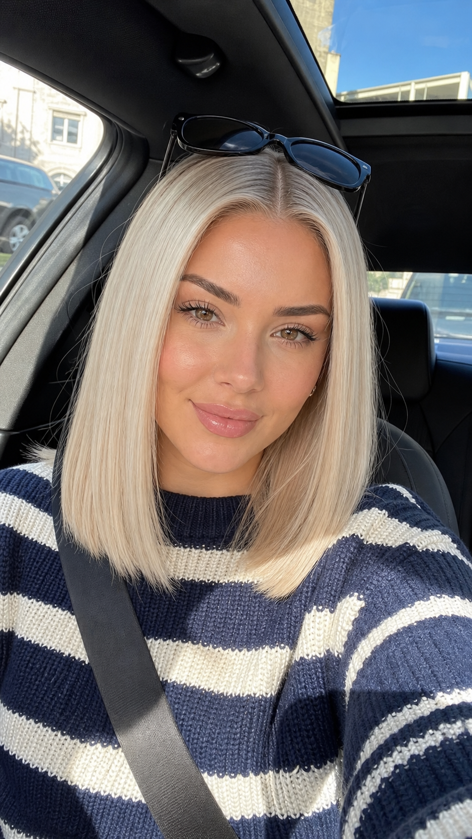 BRONTE blonde human hair lace front wig | Milk &amp; Honey Wigs