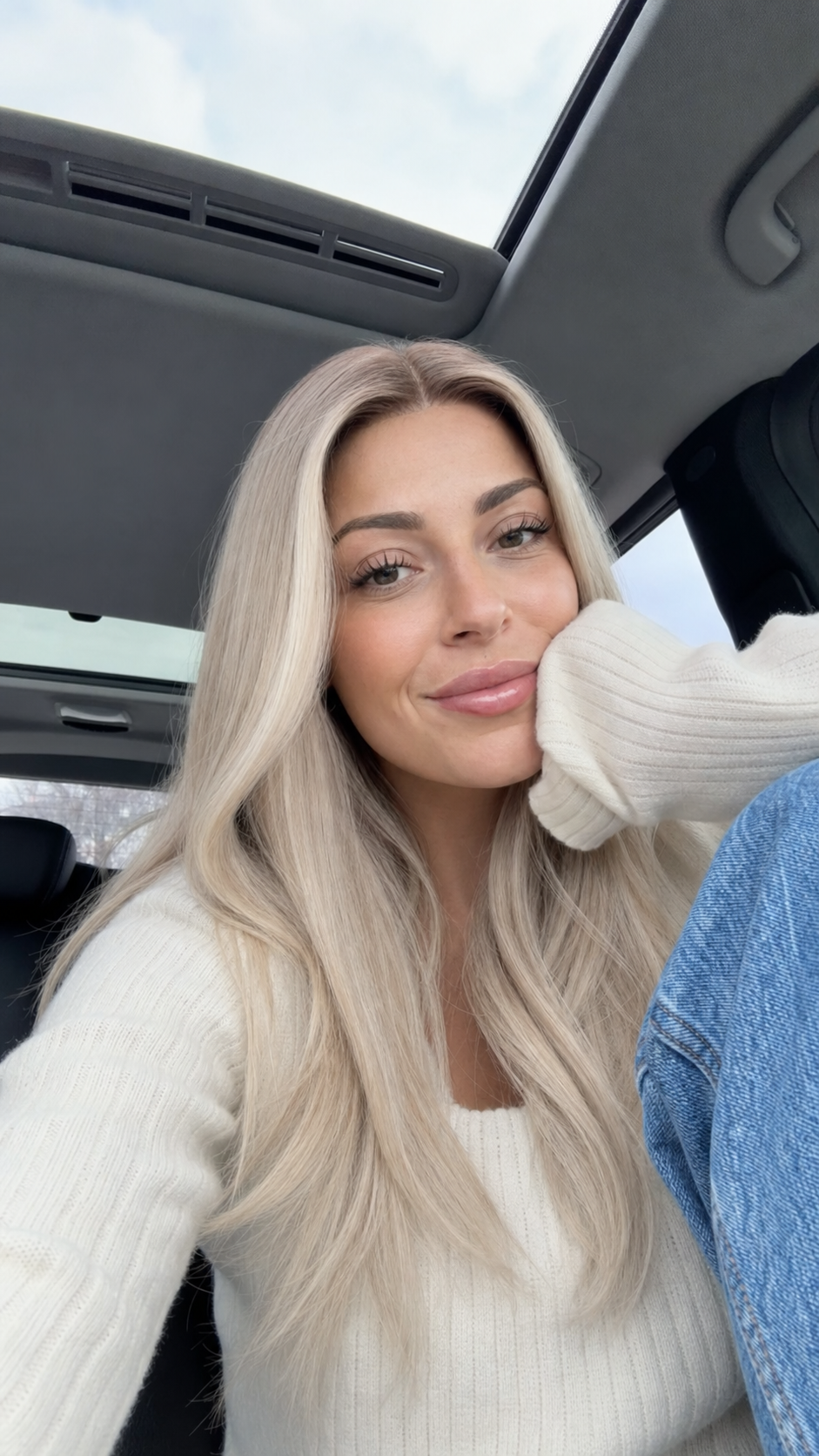 BRONTE blonde human hair lace front wig | Milk &amp; Honey Wigs