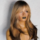 BROOKLYN Ombre Blonde Fringe Wig - Milk & Honey Wigs