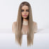 Brown Root Straight 13x6 Lace Front Wig - MARKETPLACE - Milk & Honey Wigs