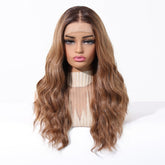 Brown Wavy 13x6 Lace Front Wig - MARKETPLACE - Milk & Honey Wigs