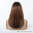 Caramel Brown with Ash Blonde Highlight Wig - MARKETPLACE - Milk & Honey Wigs