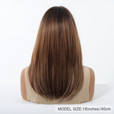 Caramel Brown with Ash Blonde Highlight Wig - MARKETPLACE - Milk & Honey Wigs