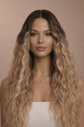 CARDI - Ombre Brown - Lace Front Wig - Milk & Honey Wigs