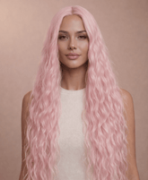 CARDI - Pink - Lace Front Wig - Milk & Honey Wigs