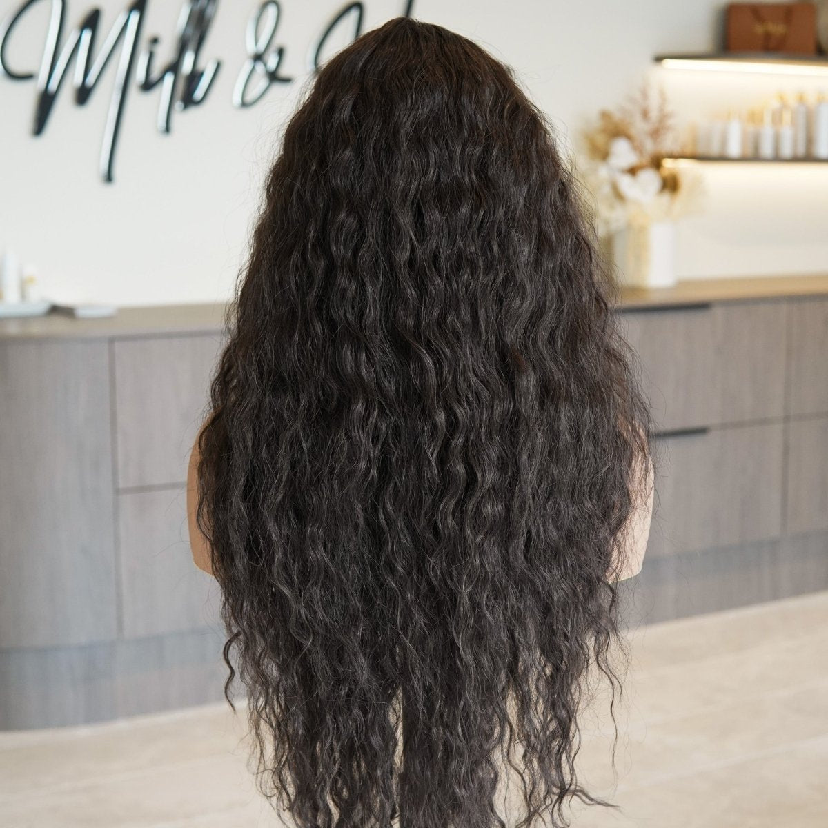 CARLY Brown Curl Lace Front Wig - Milk &amp; Honey Wigs