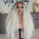 CARLY Ombre Blonde Curl Lace Front Wig - Milk & Honey Wigs