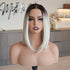 CARMEN Platinum Blonde Bob Lace Front Wig - Milk & Honey Wigs