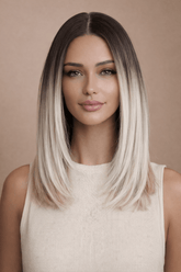 CARMEN - Platinum Blonde - Lace Front Wig - Milk & Honey Wigs