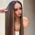CARTER Lived In Brunette Human Hair Lace Front Wig ** READY TO SHIP ** - Milk & Honey Wigs