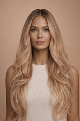 CASANDRA - Ombre Blonde - Lace Front Wig - Milk & Honey Wigs