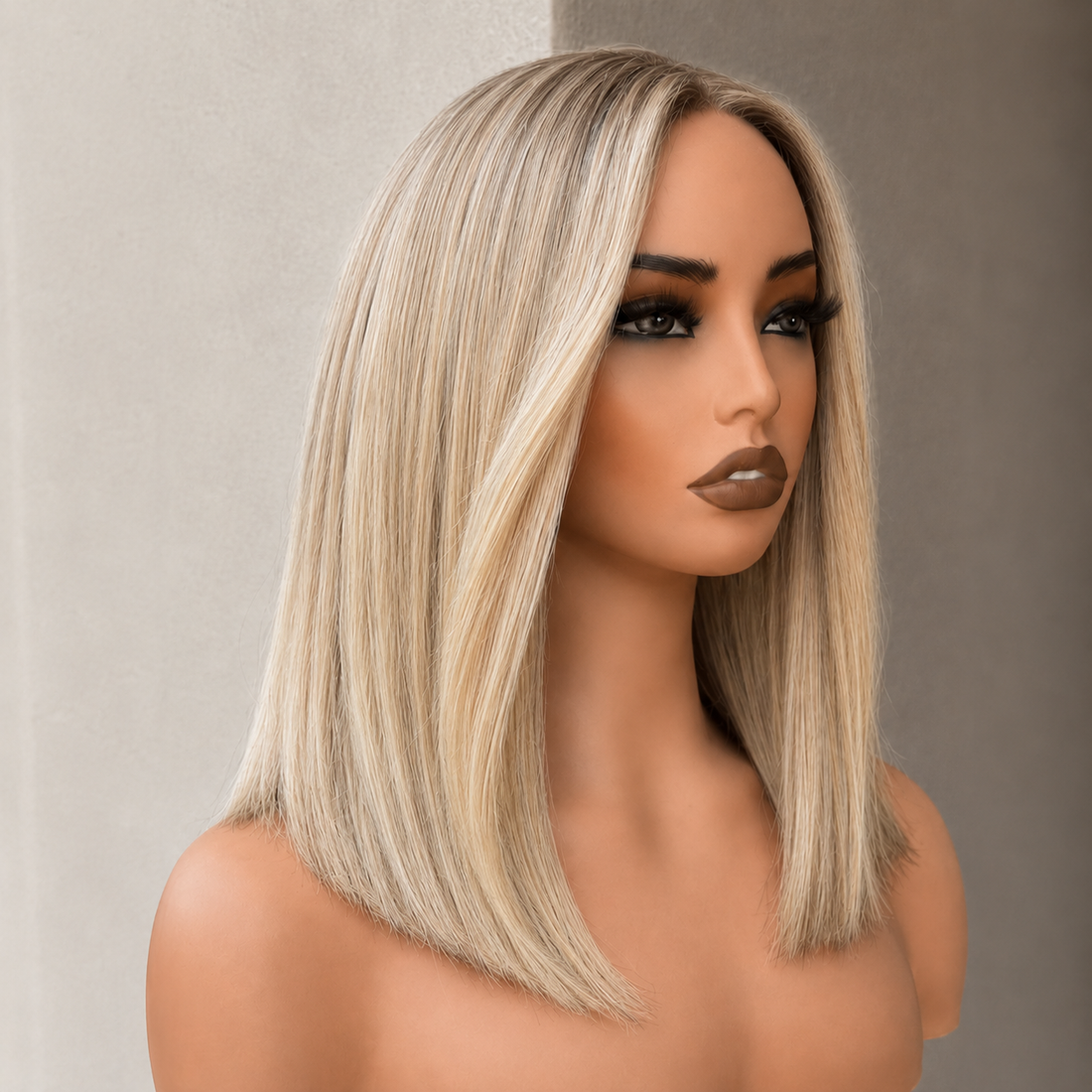 LUCIA 14 INCH - Lived In Blonde - Human Hair Wig