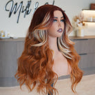 CELESTE Ginger Lace Front Wig - Milk & Honey Wigs