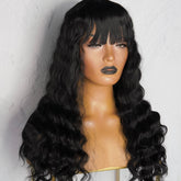 CHELSEA Black Fringe Wig - Milk & Honey Wigs