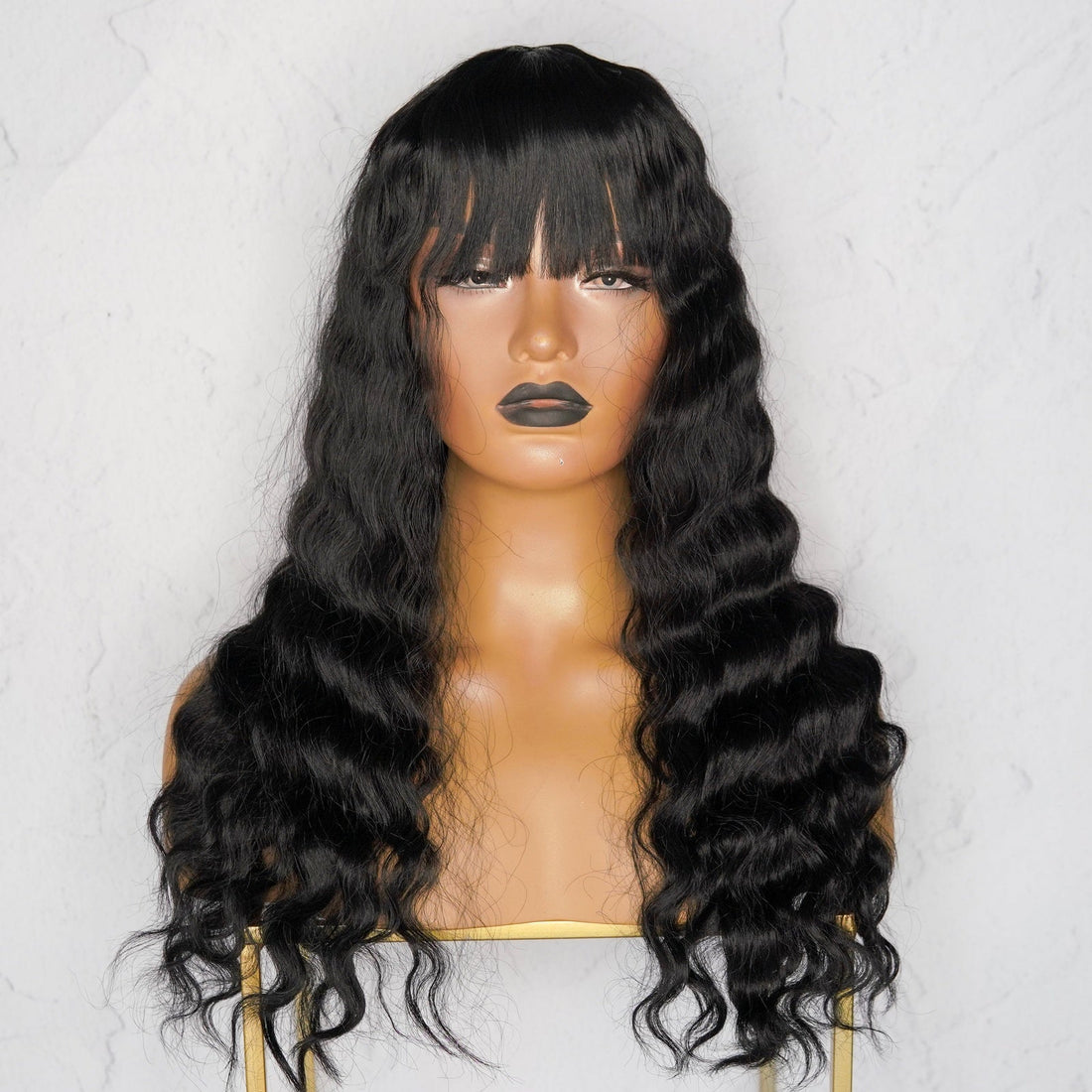 CHELSEA Black Fringe Wig - Milk &amp; Honey Wigs
