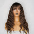 CHELSEA Dark Chocolate Brown Fringe Wig - Milk & Honey Wigs