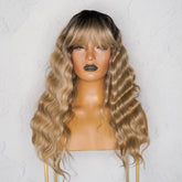 CHELSEA Ombre Ash Fringe Wig - Milk & Honey Wigs