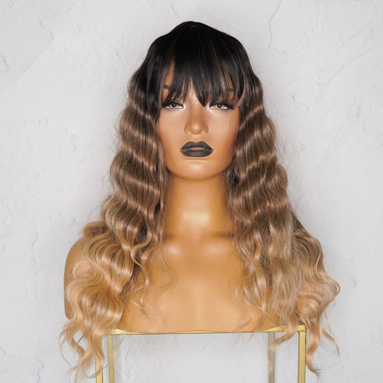 CHELSEA Ombre Fringe Wig - Milk &amp; Honey Wigs