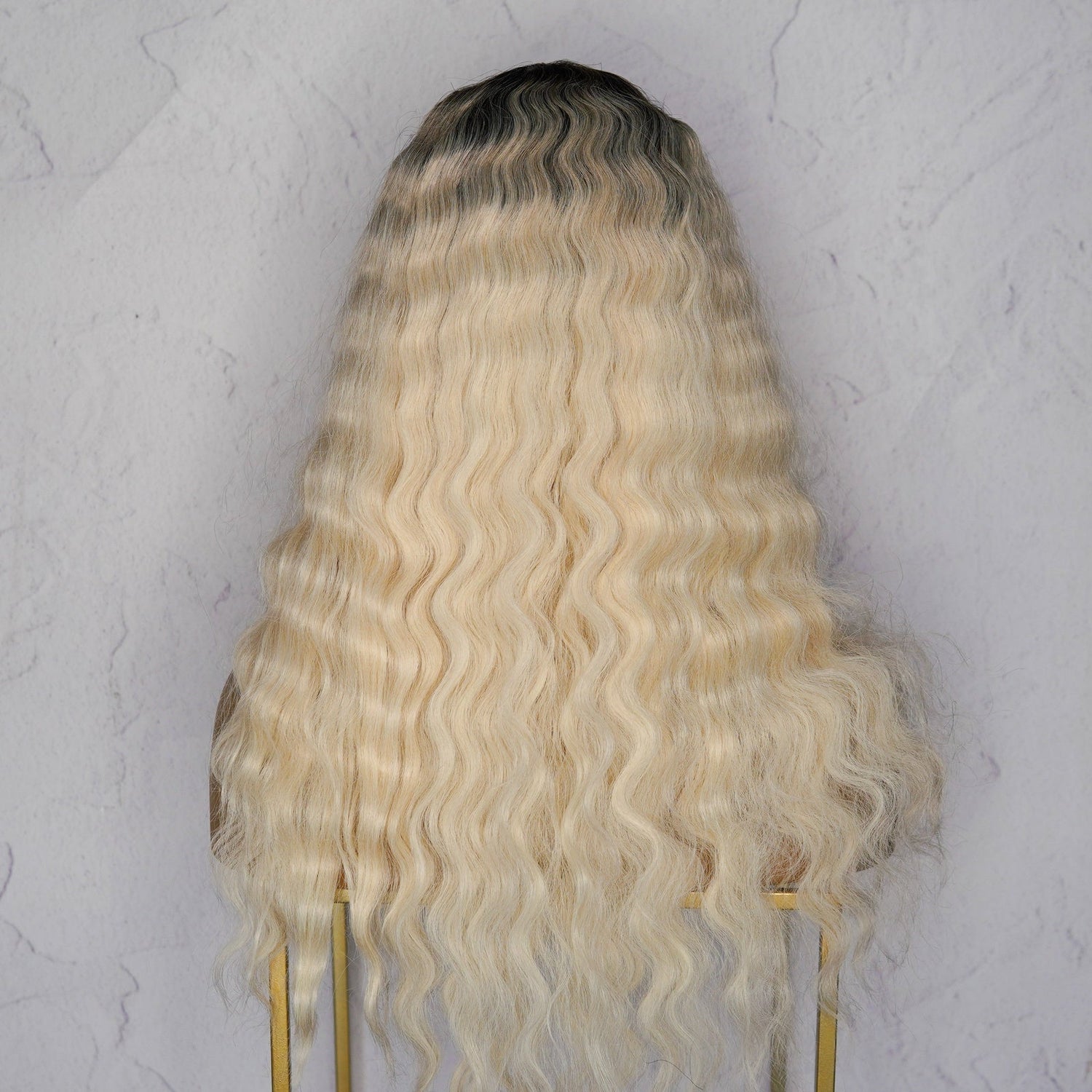 CHELSEA Ombre Platinum Fringe Wig - Milk &amp; Honey Wigs
