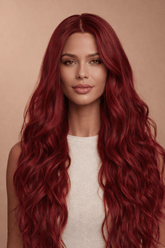 CHERRY - Burgundy - Lace Front Wig - Milk & Honey Wigs